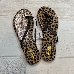 Charlotte Russe Capri Cheetah Print Sandals